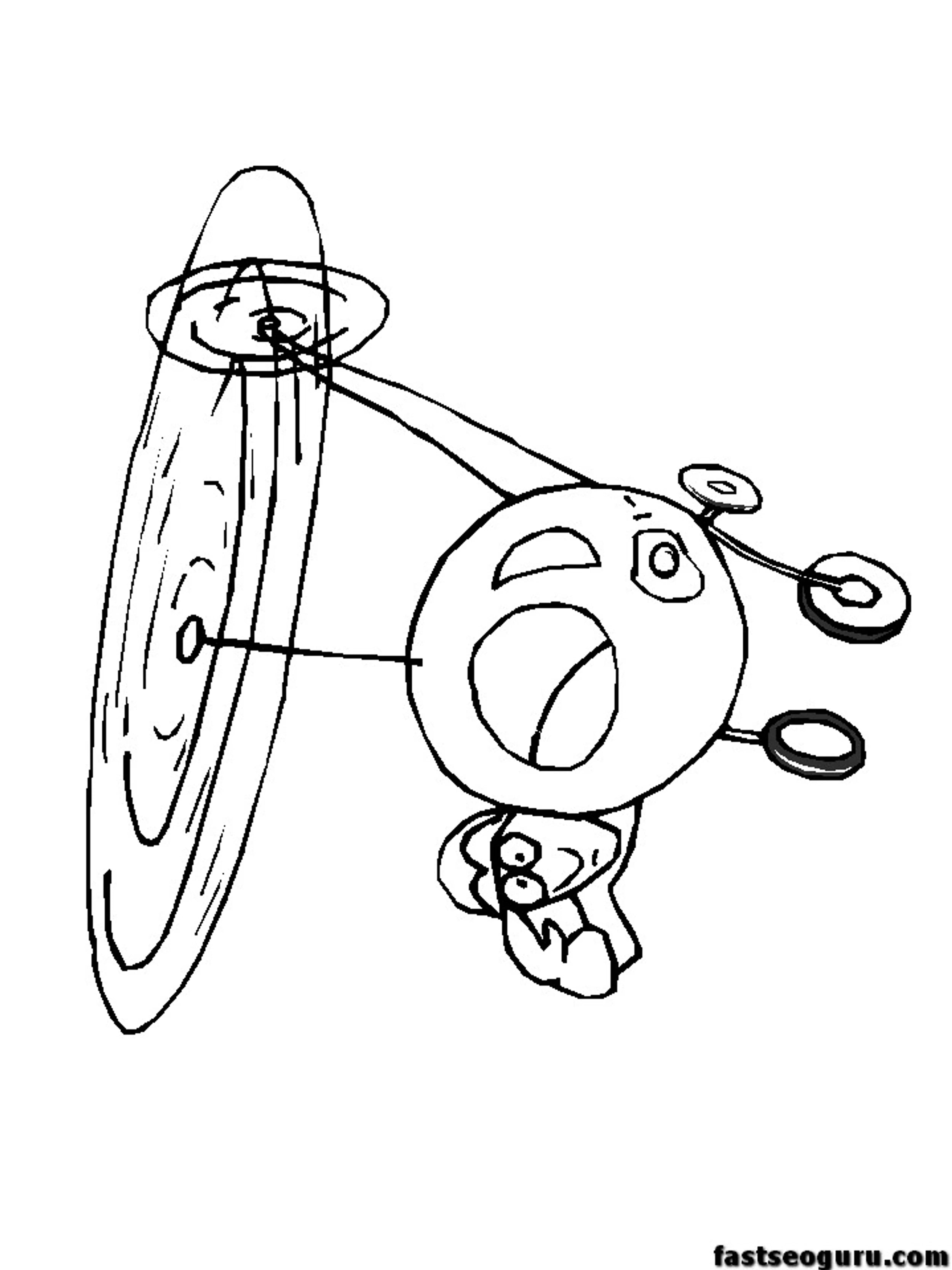 Kids Coloring Pages Airplane Print Out Online