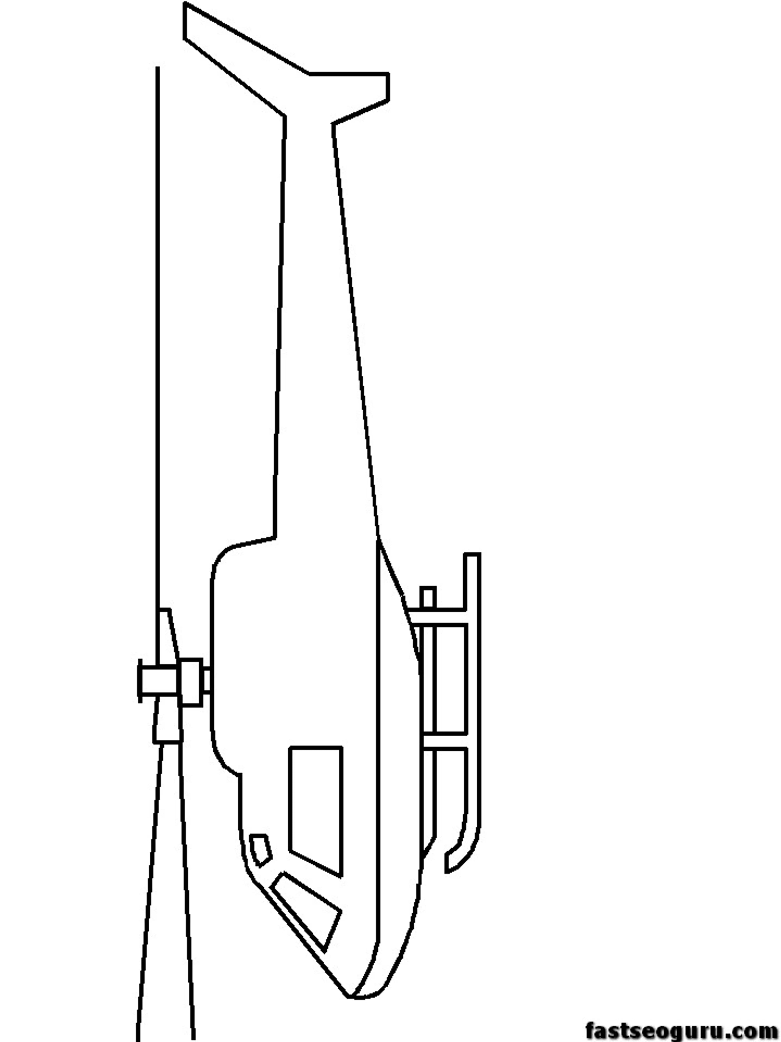 Kids Coloring Pages For Kids Military Helicopters
