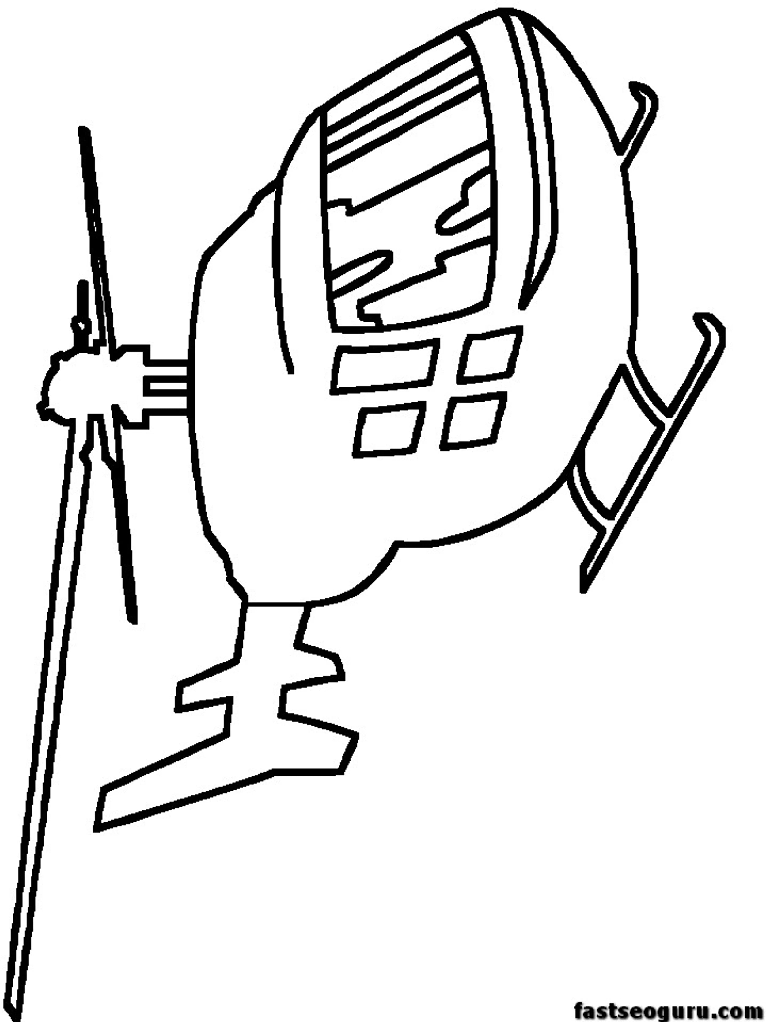 Military Helicopters Printable Coloring Pages