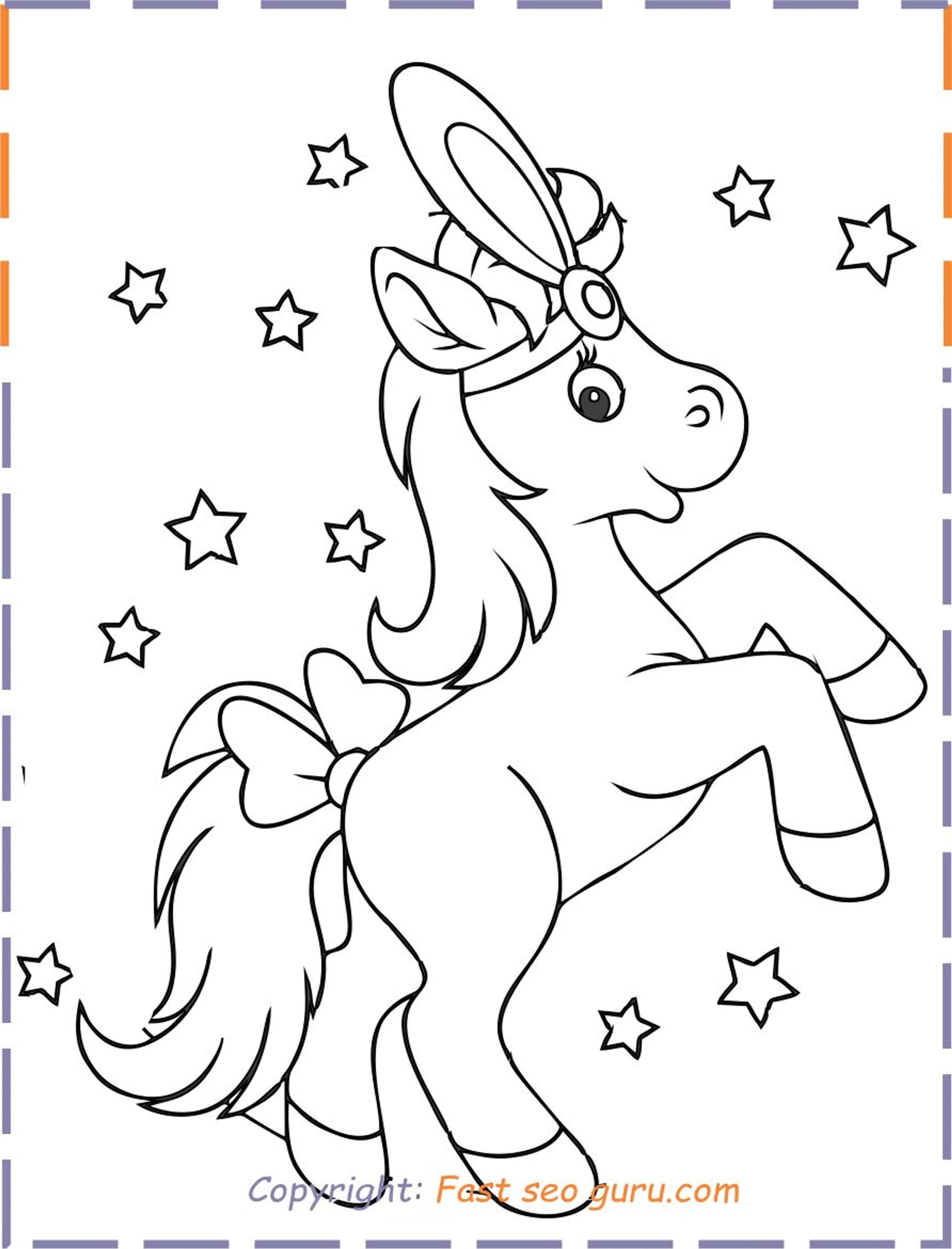 My Little Pony Coloring Pages Easy For Kids