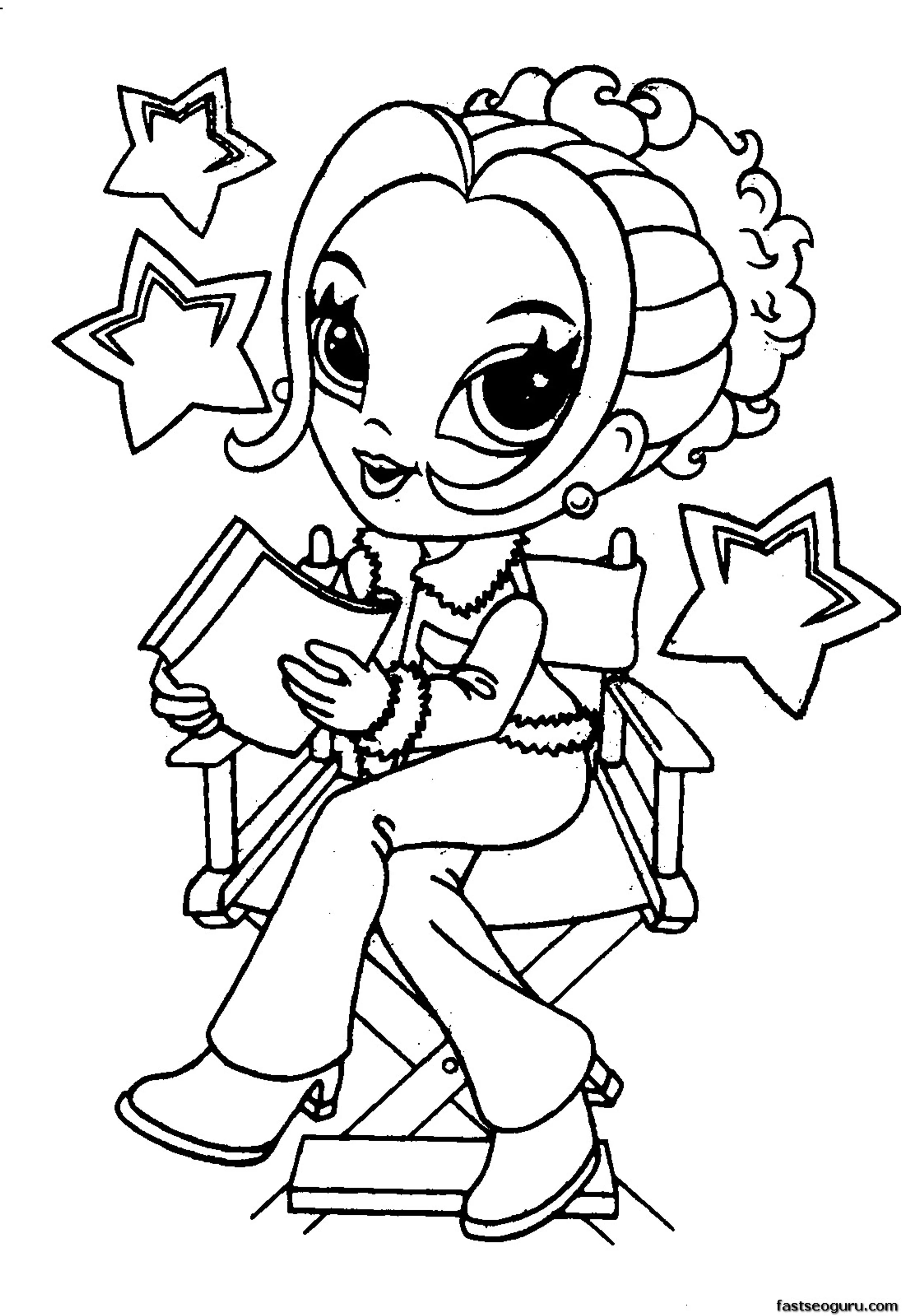 Printable For Girls Lisa Frank Coloring Pages 2