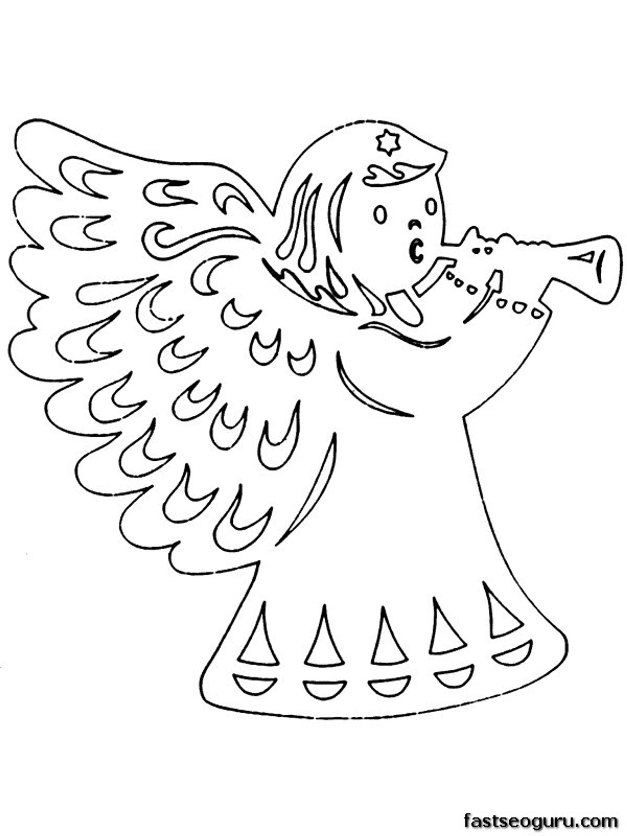Christmas Cutouts Printable Coloring Pages