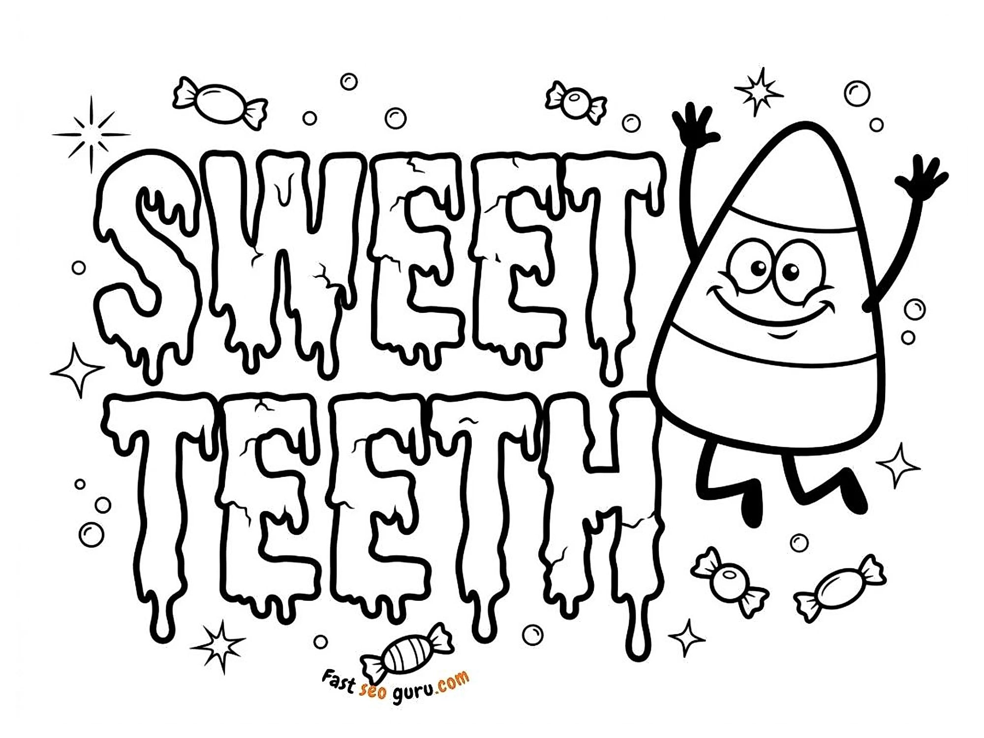 Spooky Season: Easy Coloring Page & Pictures To Color Pdf